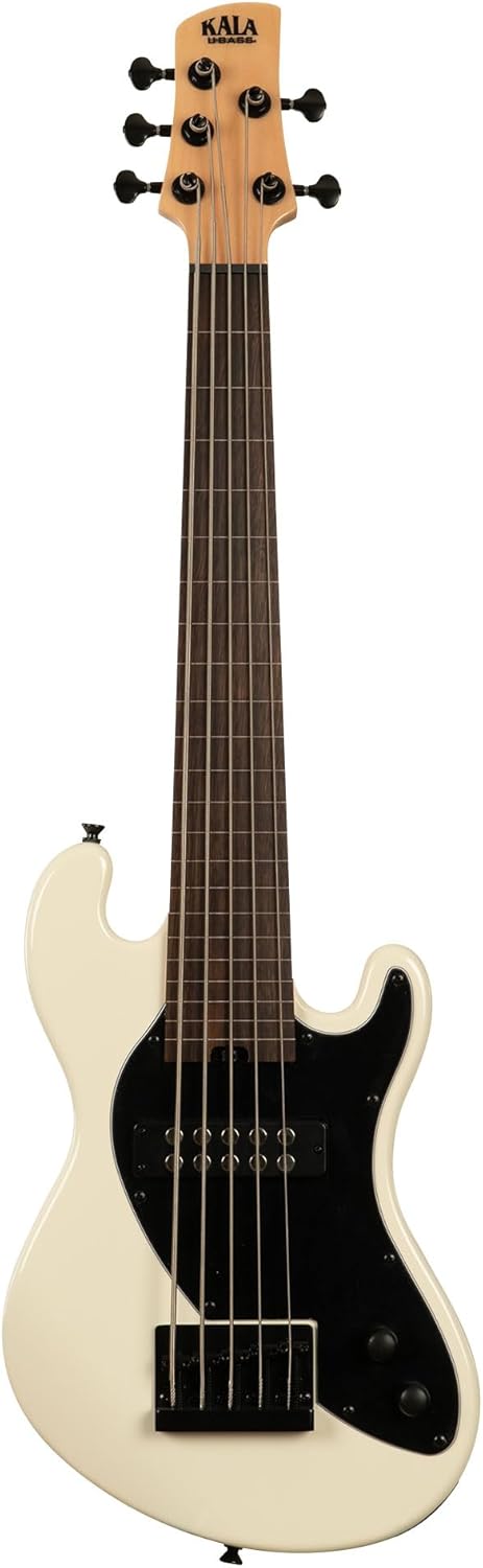 Solid Body 5-String Sweet Cream Fretless U-BASS