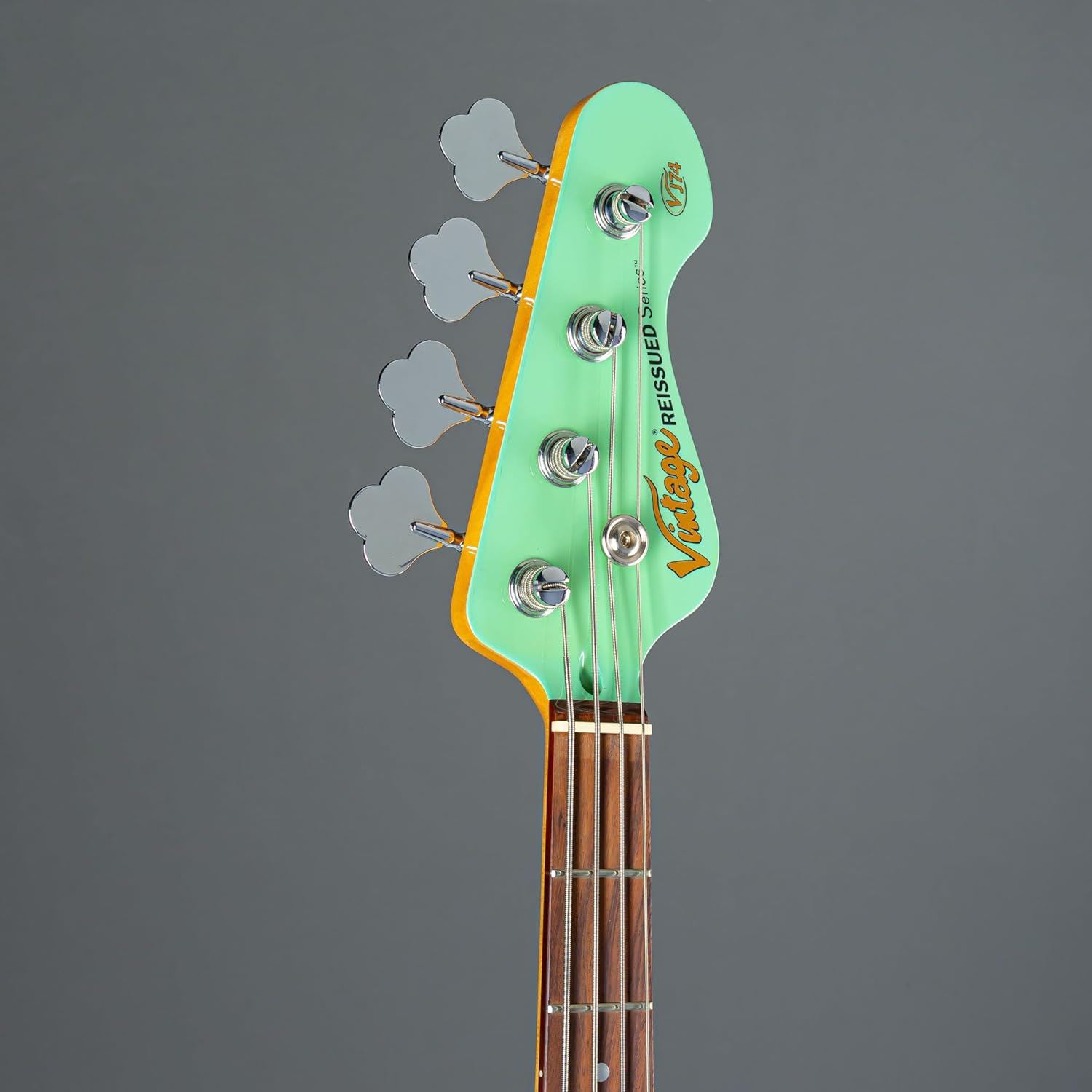 VINTAGE Electric Bass, Green (VJ74VG)