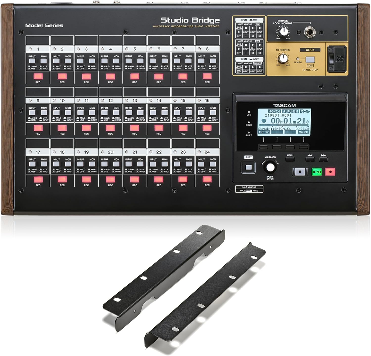 TASCAM Studio Bridge Multi Track Recorder and Rack Mount Kit