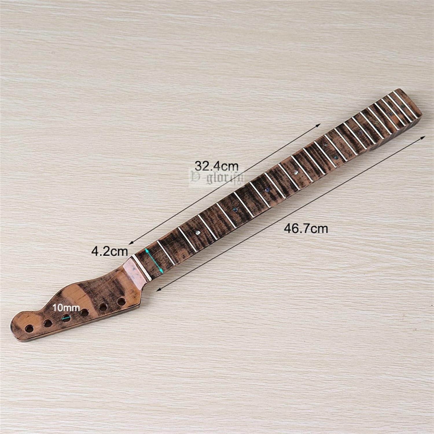 TSTS Electric Guitar Neck Natural Color 21 frets for TL Guitar Neck Guitar ​Neck Replacement