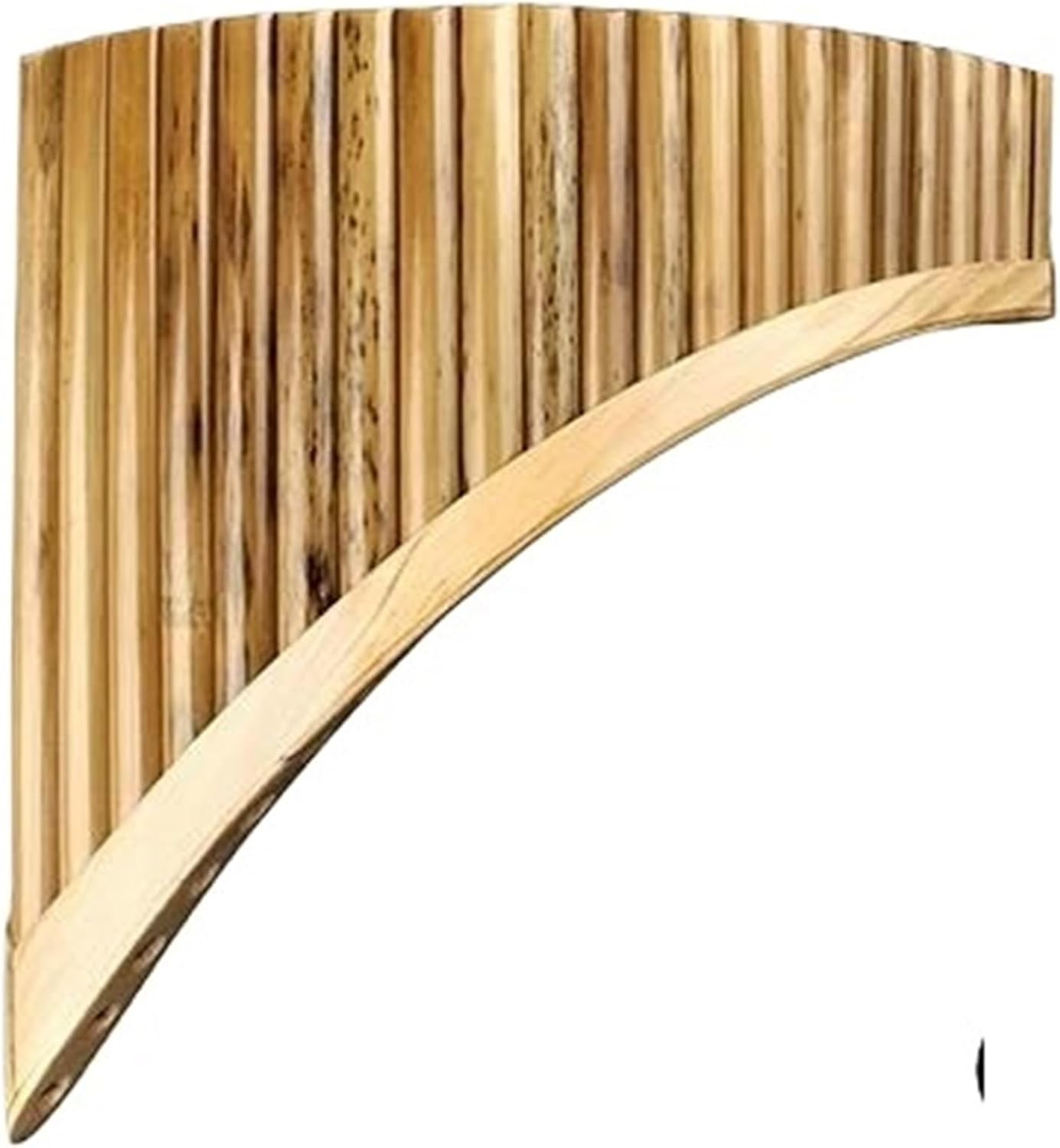 22/25 Pipes Panflute Pan Flute Panpipes C/G Key Handmade Woodwind Folk Musical Instrument (Color : 25-G-right)