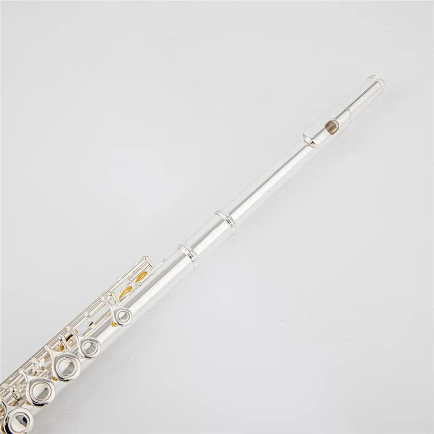 Woodwind Instruments 16 Holes Closed C Key Flute Cupronickel Silvering Flauta Transversal Instrumentos Musicales Case (Color : 700)