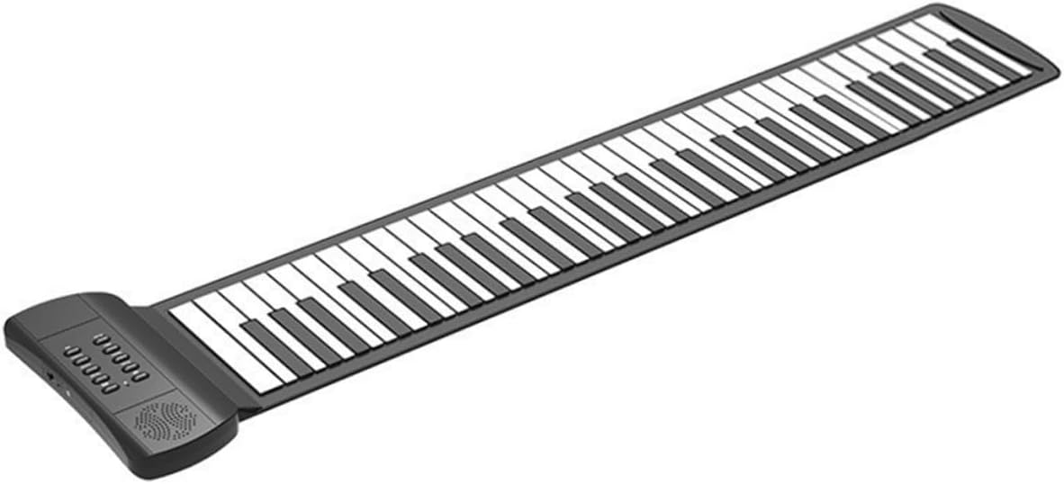 Roll-up Piano Keyboard 61 Keys Portable Electronic Hand Roll Piano Ideal for All Ages