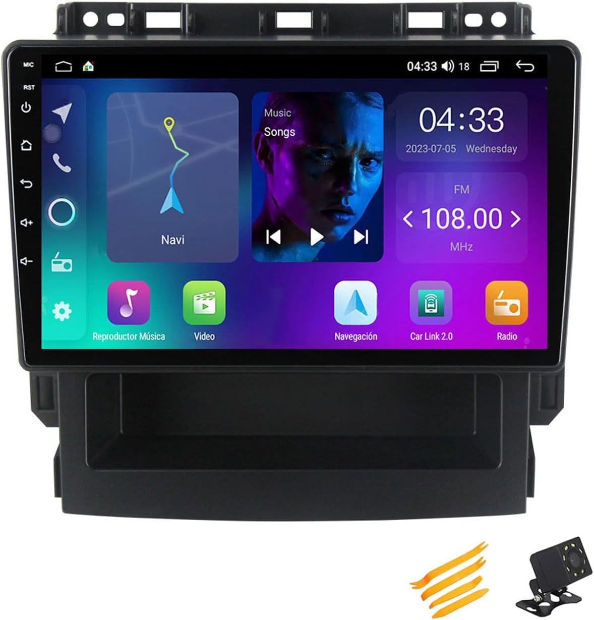 Android 13 Car Stereo Bluetooth Car Play 2 DIN Touch Screen Compatible with Subaru Forester 2017~2020 9In QLED Display Car Radio with Navigation Android Auto FM RDS SWC,4 Core NF1 1G+32G