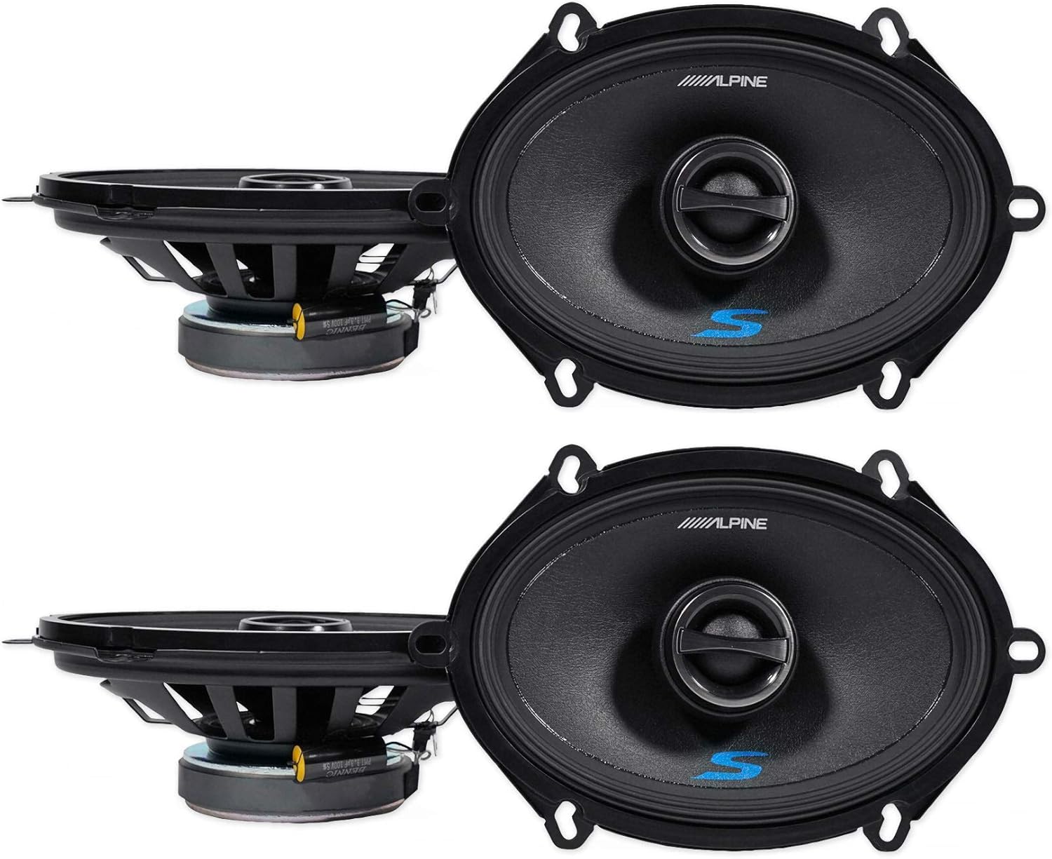 (4) ALPINE S-S57 230 Watt 5x7