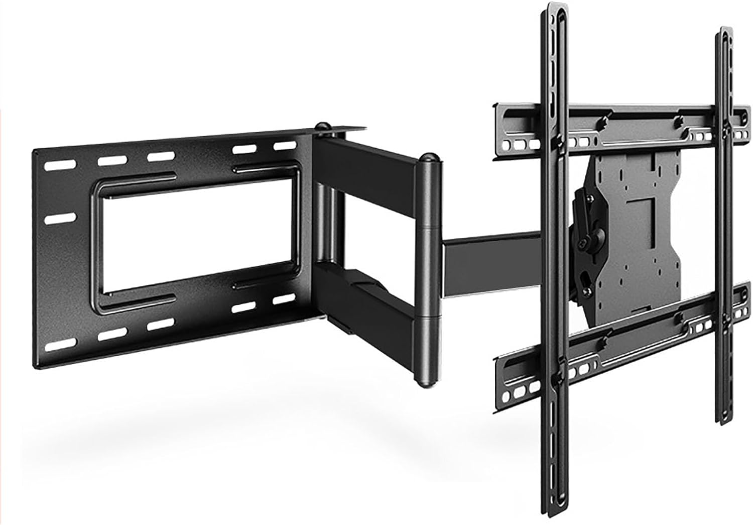 Long Arm TV Wall Mount for Most 42-70 Inch TV, 110-712mm Long Extension TV Mount Swivel and Tilt, Full Motion TV Mount Fits Max VESA 600x400mm, 70kg