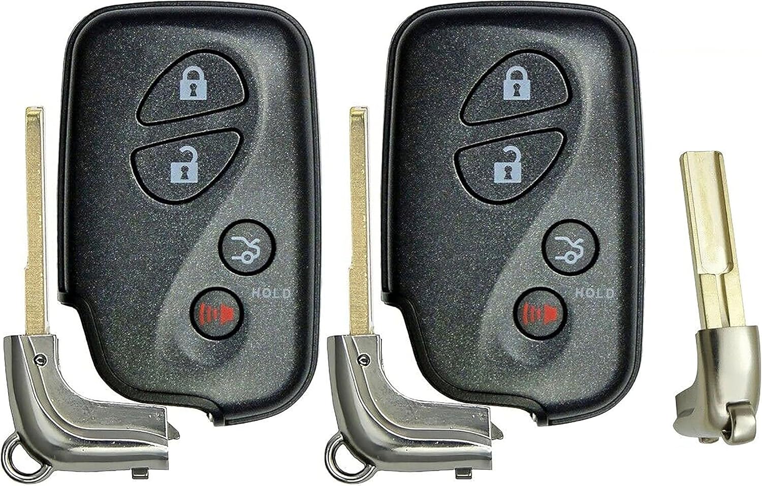 2X New Replacement Proximity Key Fob Remote Compatible with & Fit for Lexus (Read Description) - MPN HYQ14AAB-N-07