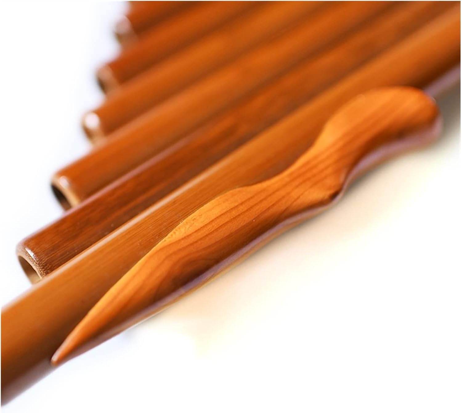 PanPipes Woodwind Instrument Pan Flute 22 Tube G Tune Plus Hoop Pan Flutenational Musical Instrument (Color : 22 Tube G Key)