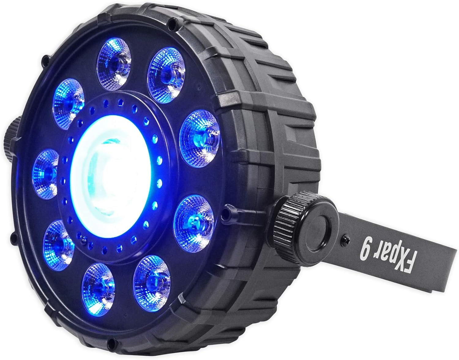 (2) Chauvet DJ FX Par 9 DMX Multi-Effect LED, SMD RGB+UV Strobe Par Lights