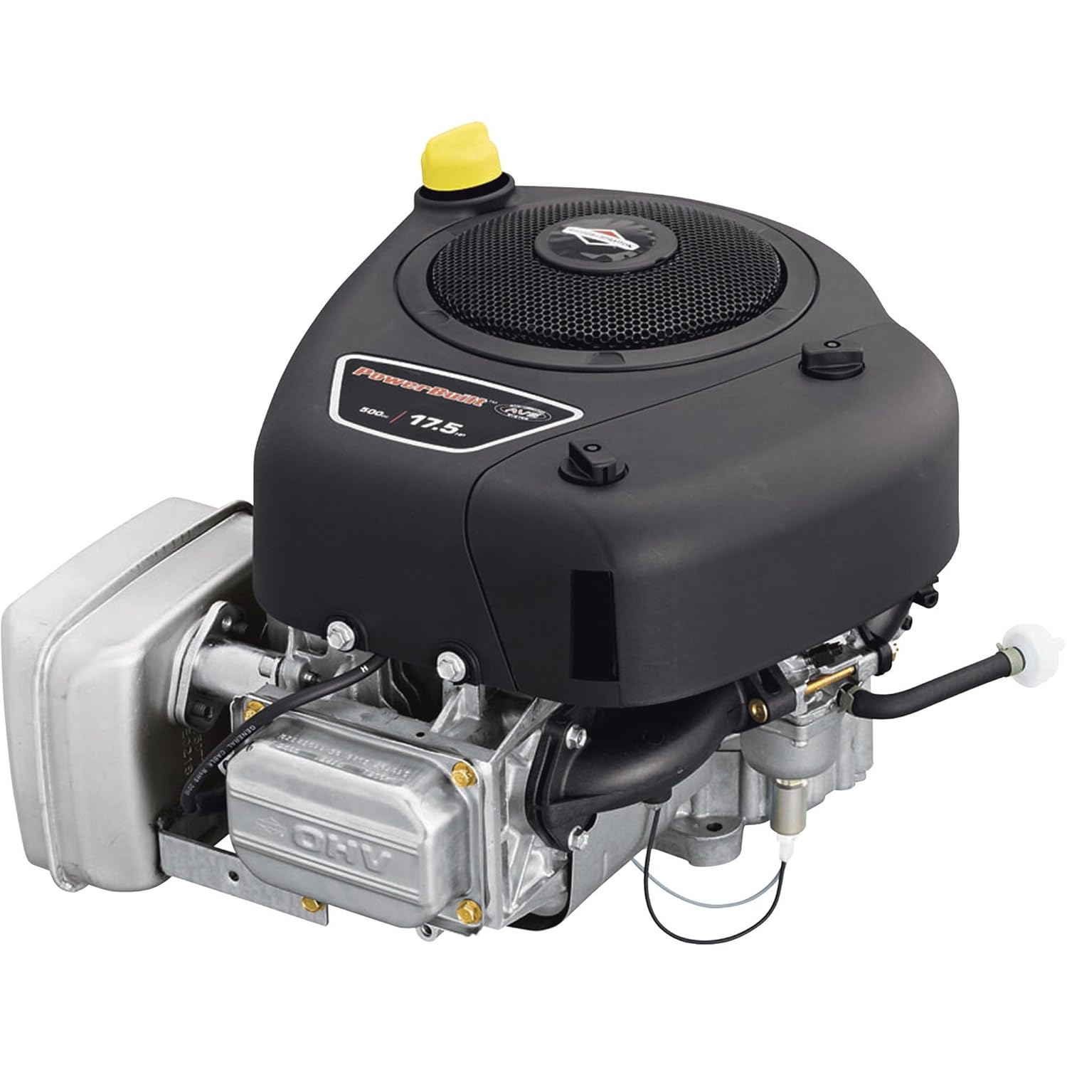 Briggs & Stratton 31R907-0007-G1 500cc 17.5 Gross HP Engine with 1-Inch by 3-5/32-Inch Length Crankshaft Tapped 7-16-20-Inch