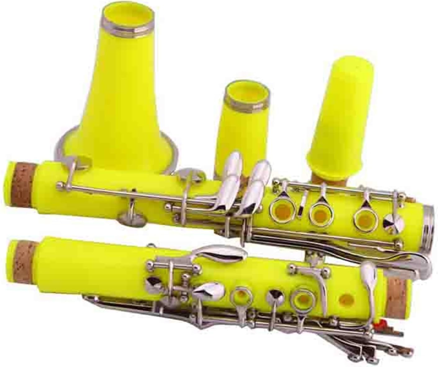 Playing Instrument Clarinet Yellow Professional Woodwind