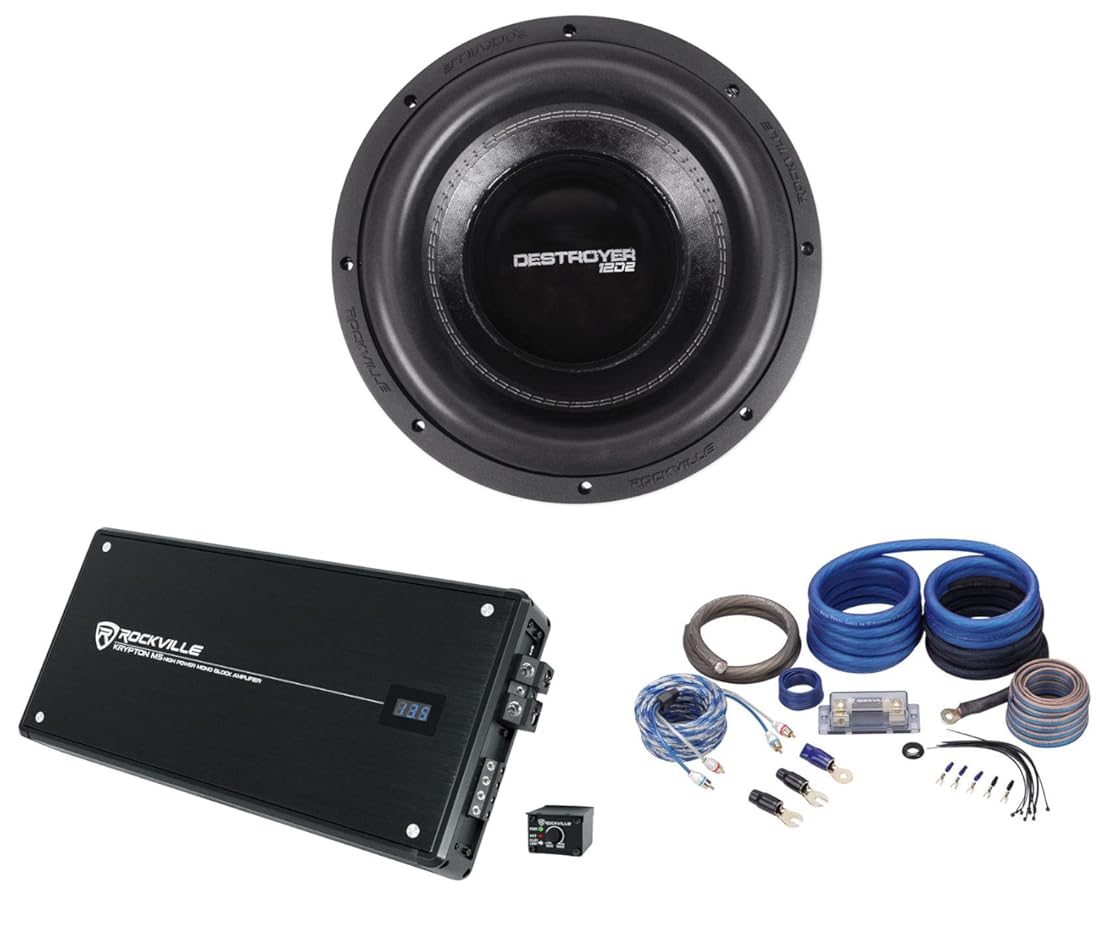 Rockville Destroyer 12D2 Bundle: 12