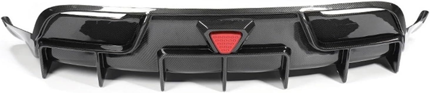 Compatible For Tesla Model Y 2020-2023 Tail Car Retrofitted With ABS Grain Front Shovel Rear Lip Pilot Light Wheel Arch Surround Kit(Carbon fiber pattern)