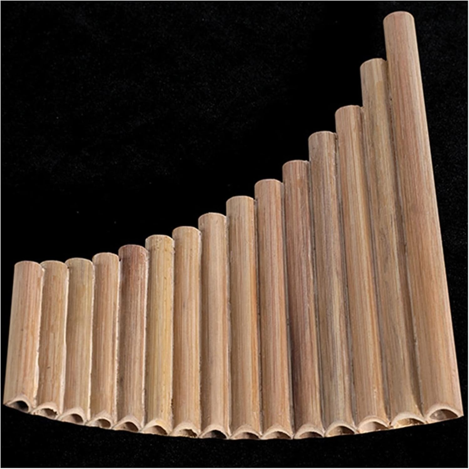 Bamboo Pan Flute 15 Pipes Wind Instrument Panpipe G Key Panpipe Handmade