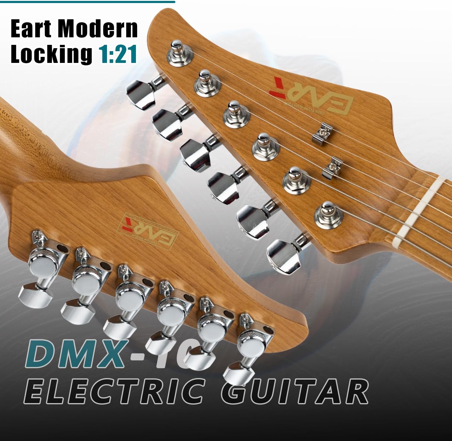 EART Guitars Roasted Maple Neck Stainless Steel Fret Floating Tremolo Ten Tones Fusion Electric Guitars