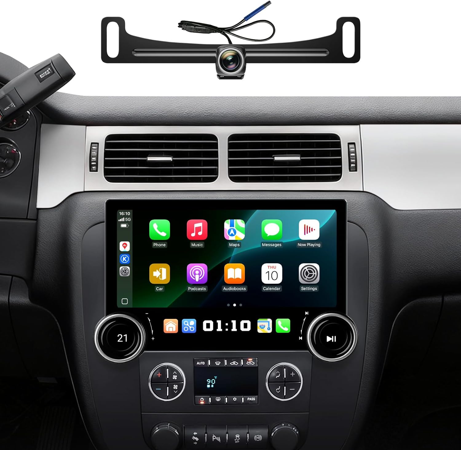 for GMC Yukon/Tahoe/Suburban Radio 2007-2012 GMC Sierra Silverado Stereo 2010-2013 | 11.5