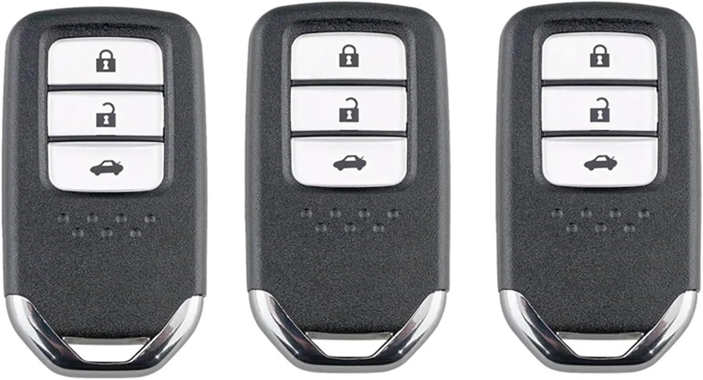 3X Car Smart Key 3 Button 433Mhz ID47 Chip for Honda for City/for Jazz/for Civic for Grace 2015 KR5V2X