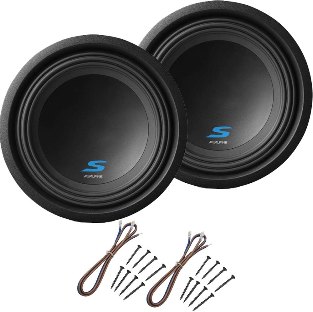 Alpine S-W12D4 Car Audio Type S Dual 4 Ohm 1200 Watt 12