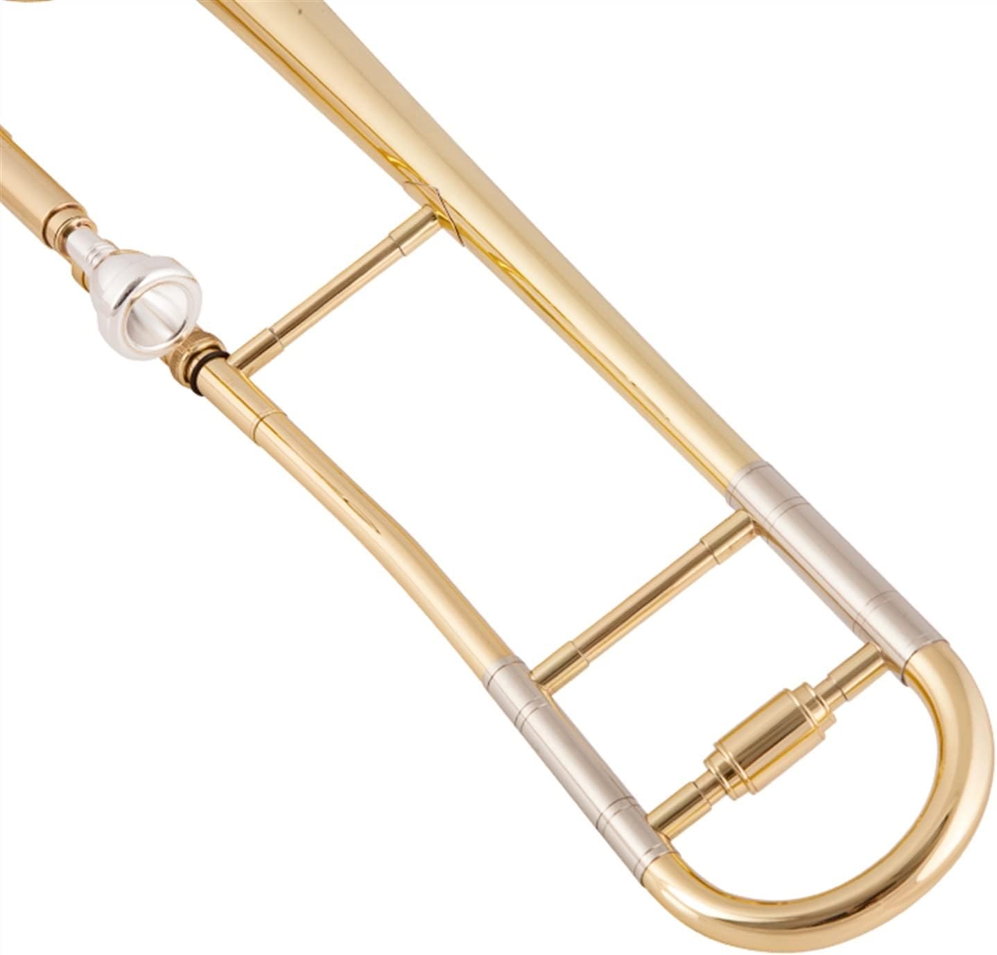 FLFL Student Trombone The Tenor Trombone in B Flat is Suitable for Beginners to Perform Bands (Color : B Flat midrange)