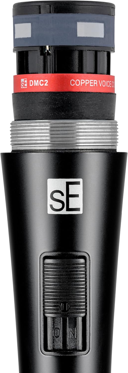 SE Electronics V2-SW-QTR Supercardioid Dynamic Handheld Microphone with On/Off Switch (Includes 15' Cable)