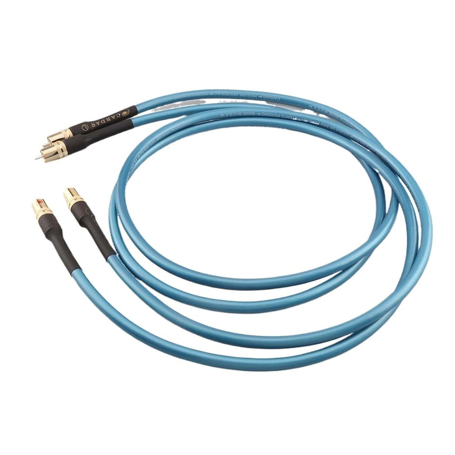 Oxygen-Free Copper + Silver-Plated Shielding HiFi Audio Amplifier Signal Cable RCAA to XLRR Audio Cable(RCA to XLR,1m)