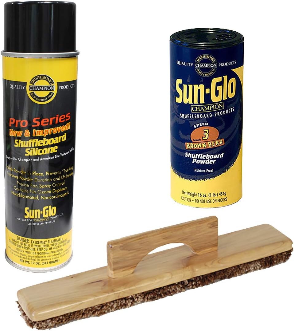 Sun-Glo 1 Can #3 Brown Bear Wax, Sweep, Silicone Spray