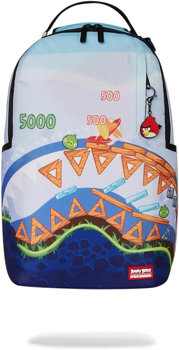 Sprayground Shark Defense Backpack, 18x6x11.5 Inches, 900D Polyester Fabric, Multiple Compartments, Laptop Sleeve