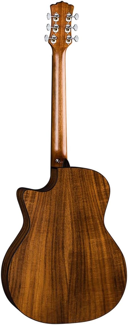 Luna High Tide Grand Concert Cutaway Acoustic/Electric Guitar, KOA
