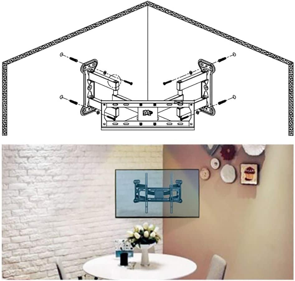 TV Stand TV, Wall Mount Tv Bracket, Used for 26-55 Inch TV,Bearing 45kg, Easy to Install TV Mount TV Stand