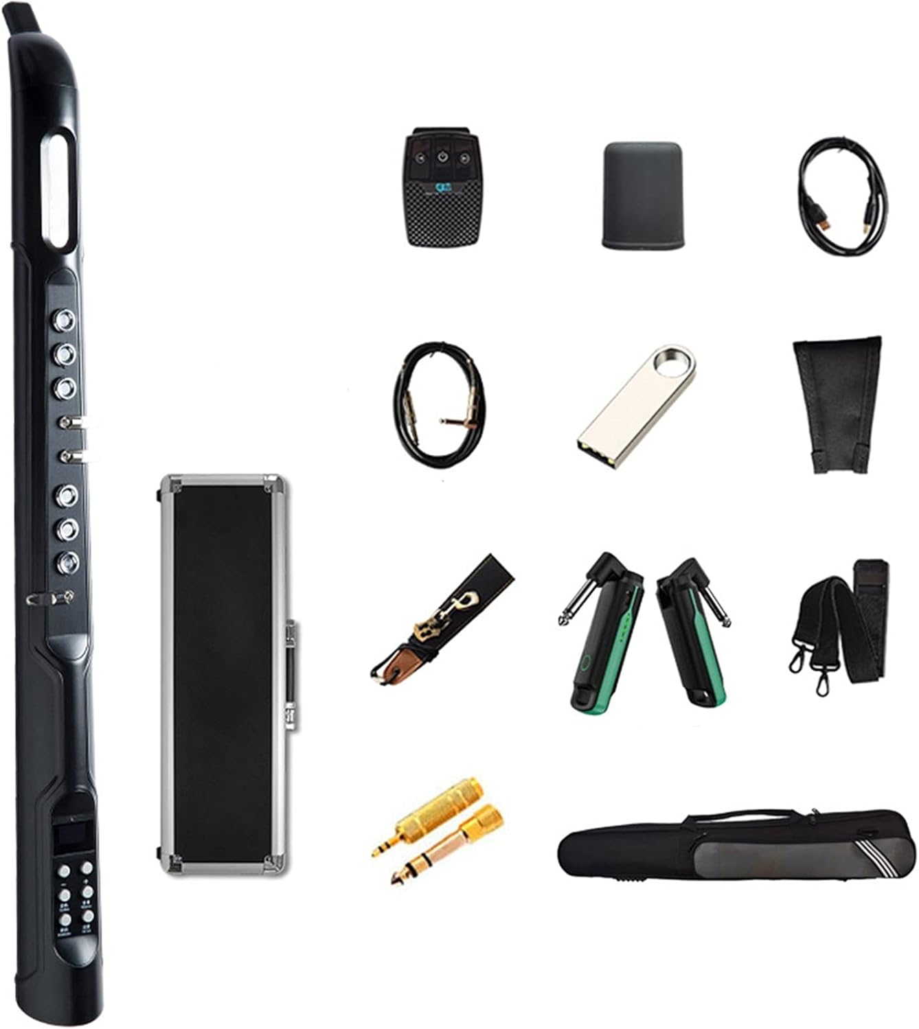 Electric Blowpipe New Type Electronic Blowpipe Instrument Electric Saxophone is Suitable for Beginners Student Saxophone (Color : 15)