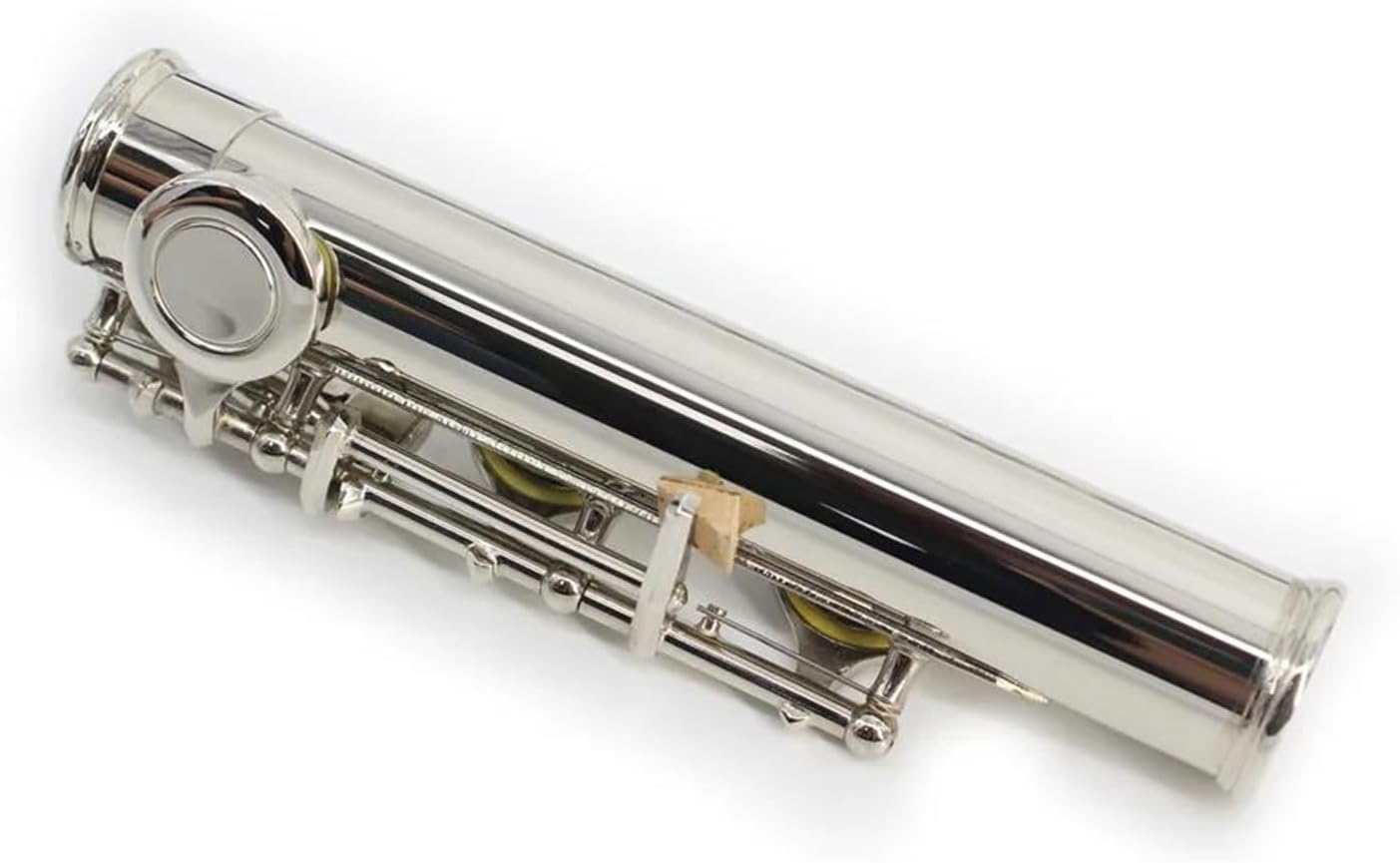 VBDEFRT 16 Holes Key Of C Flute Cupronickel Nickel Plated Woodwind Music Instrument Dizi With Case Cloth Stick