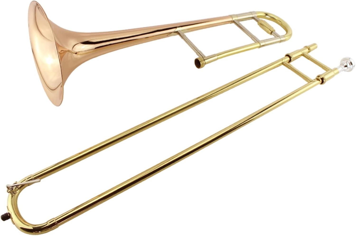 TSTS Professional B Flat Tenor Trombone Instrument for Beginners and Bands Beginner Trombone