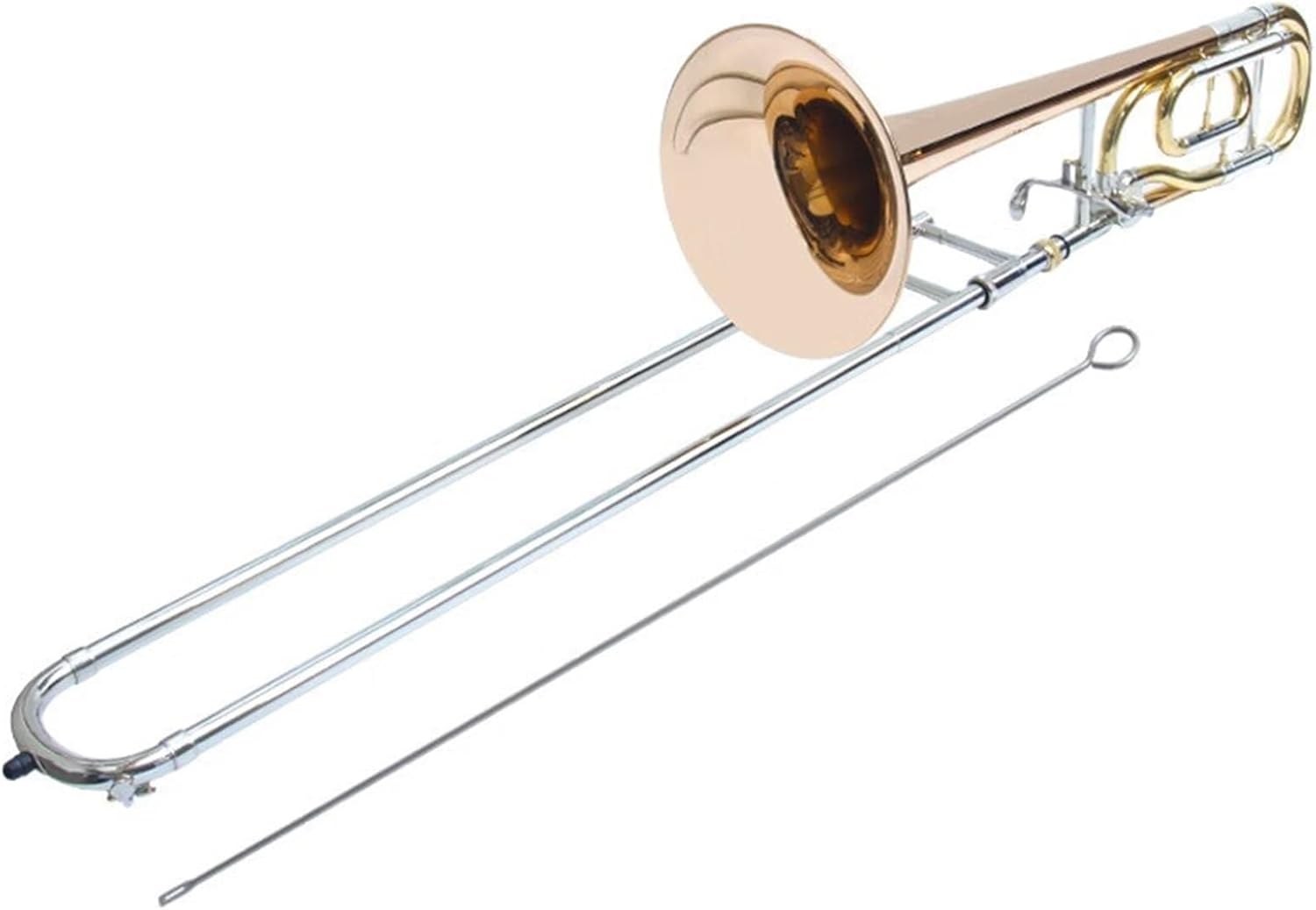Professionals euphonium Tenor Transposition Trombone B Flat To F Key White Copper String Marching Band Music
