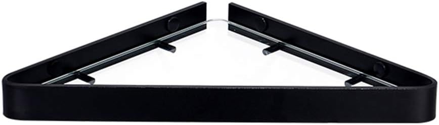 Bathroom Shelf Wall Mounted, Glass Shelf Bathroom, Bathroom Corner Shelf,Aluminum Free Punching Black Shower Rack Bathroom Shelf Glass