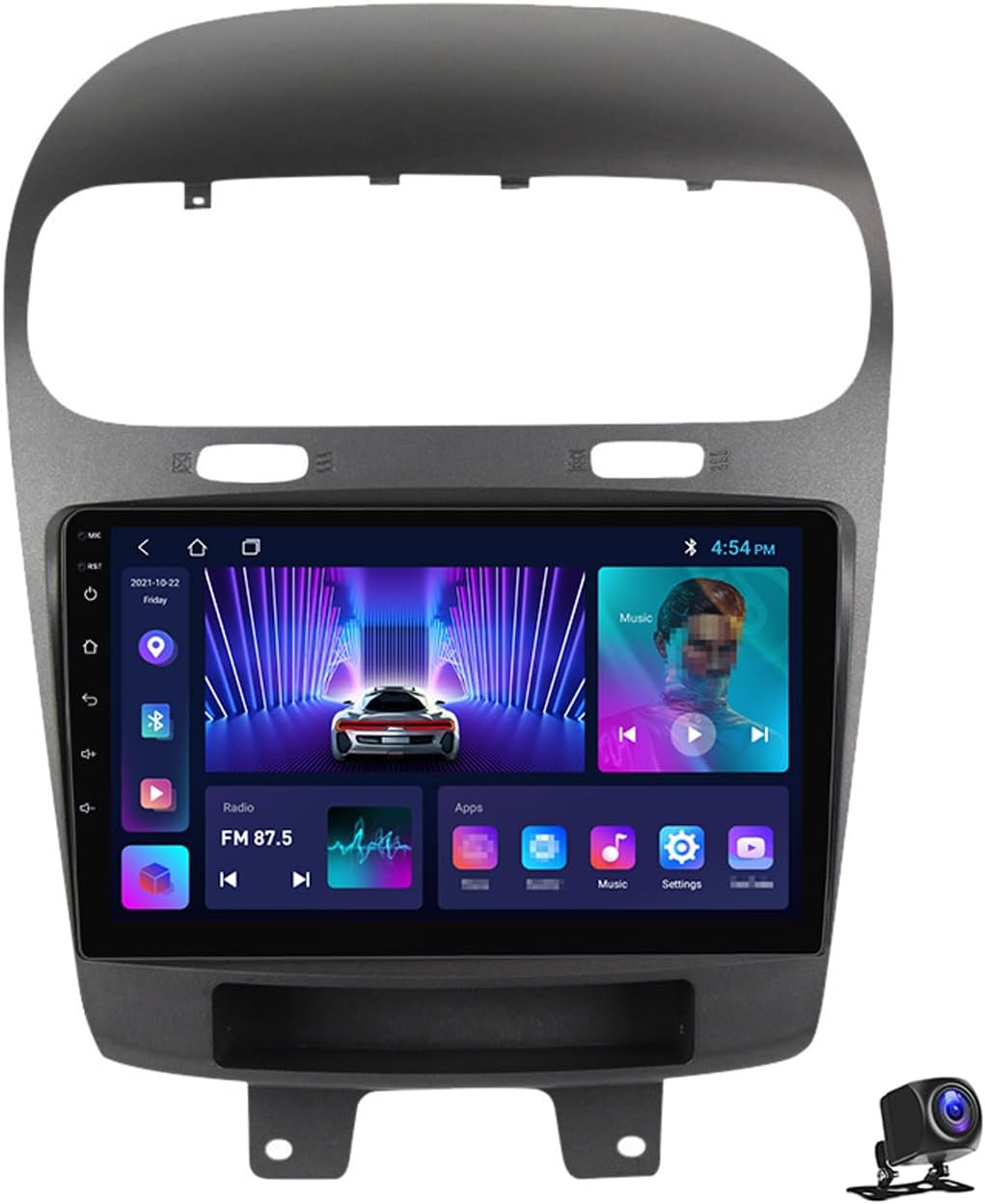 9 Inch Android 13 Car Stereo for Dodge Journey 2011~2020 Touch Screen Car Radio Bluetooth Wireless Carplay Android Auto Multimedia Navigation with RDS DSP FM Radio