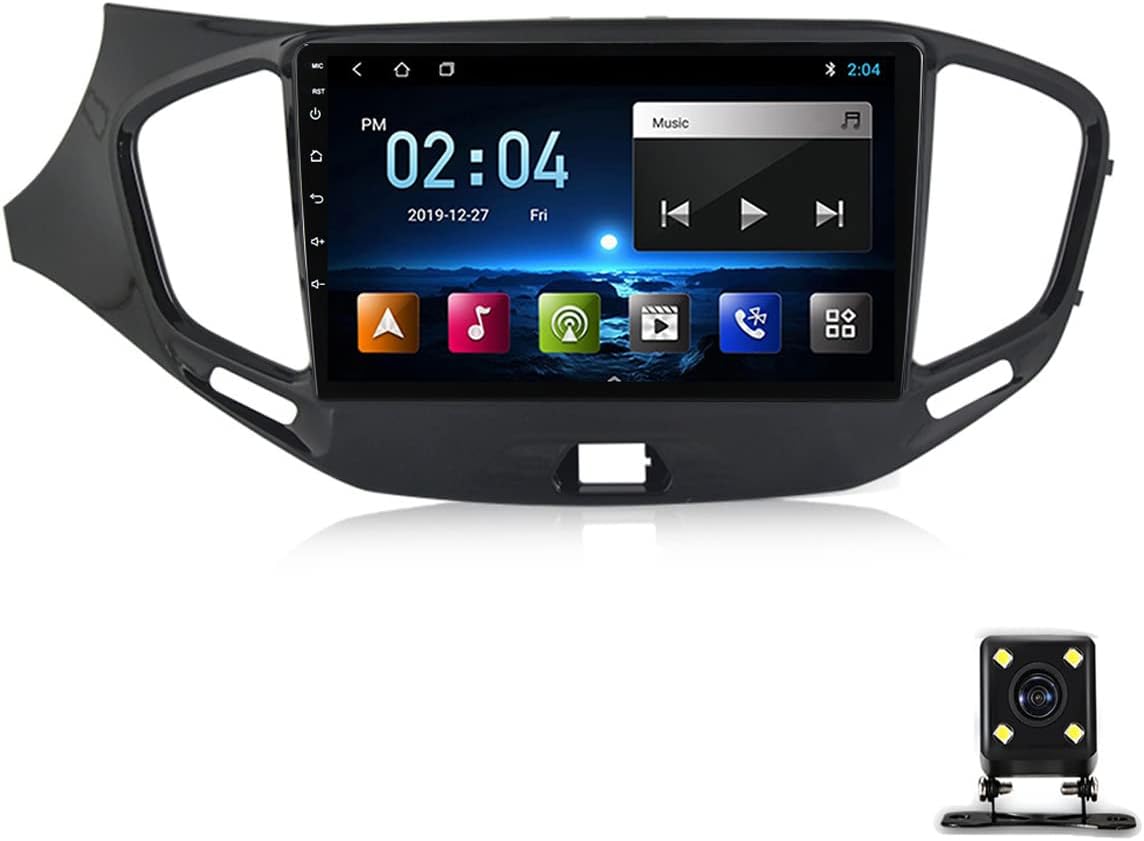 9 Inch Android 10.0 Car Radios for Lada Vesta 2015-2020 Radio Touch Screen Car Stereo with Bluetooth, GPS Navi, WiFi, Backup Camera, Carplay, Steering Wheel Control
