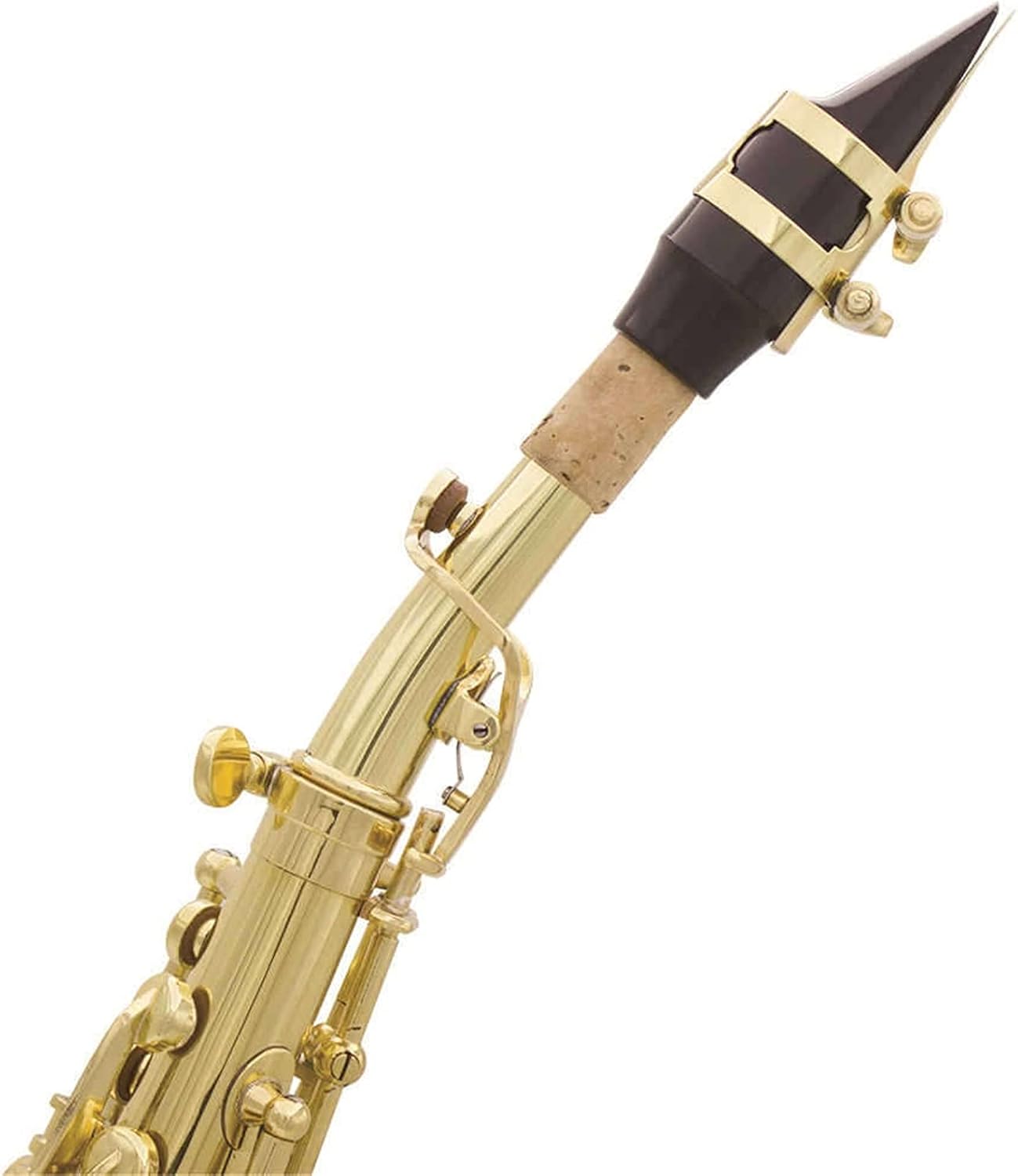 Professional Saxophone Saxophone Sax Bb Key High F Key Brass Lacquered Gold Body and Keys Woodwind Instrument Brass Sax Beginners Kit