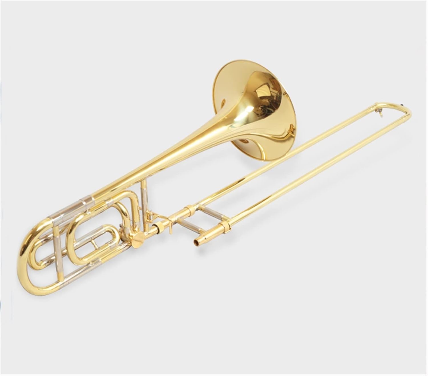 FLFL Student Trombone Tenor Trombone Musical Instrument B Flat to F Key Tenor Trombone