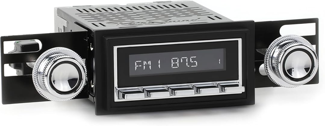 RetroRadio Compatible with 1967-68 Ford Mustang Features Include Bluetooth, USB, AM/FM HC-M2-226-08-77F1