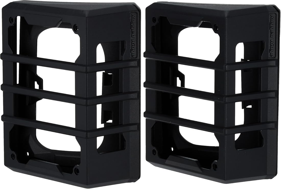 Rugged Ridge Tail Light Elite Guards for Jeep Wrangler JK/JKU | Black | 11226.05 | Fits 2007-2018 Jeep Wrangler JK/JKU