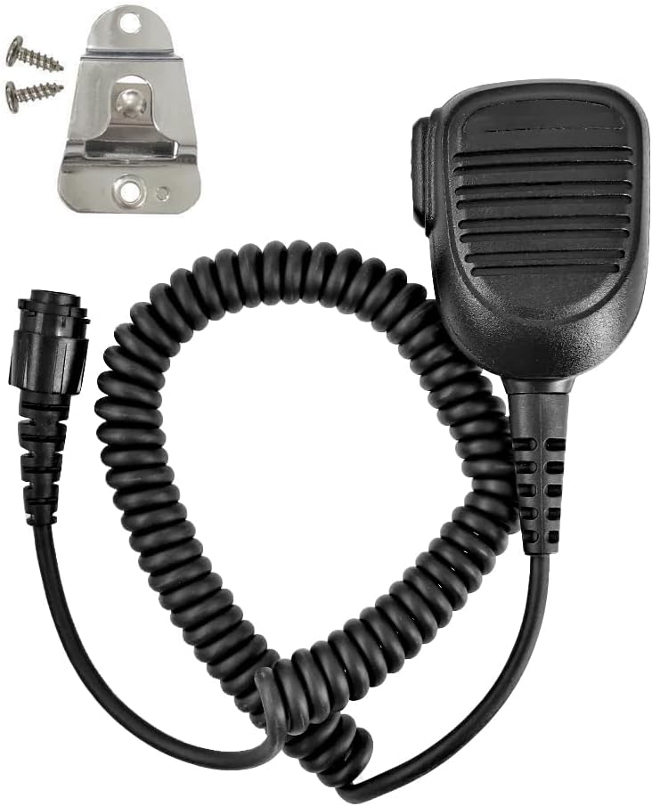 10Pack RMN5052 RMN5052A Heavy Duty Microphone Remote Speaker Mic Compatible with XPR4300 XPR4350 XPR4380 XPR4500 XPR4550 XPR4580 XPR5350 XPR5550E Radio