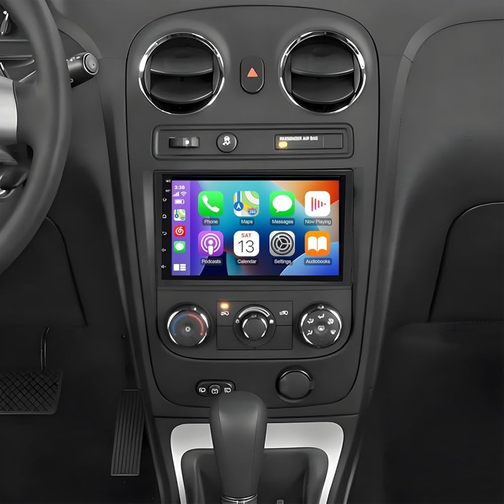 PHEZEN 7 inch Touchscreen Car Stereo Fit for Chevy HHR 2006-2011, Android 13 Double Din Car Radio with Carplay & Android Auto in-Dash Navigation BT Mirror Link WiFi Backup Camera 2+32G