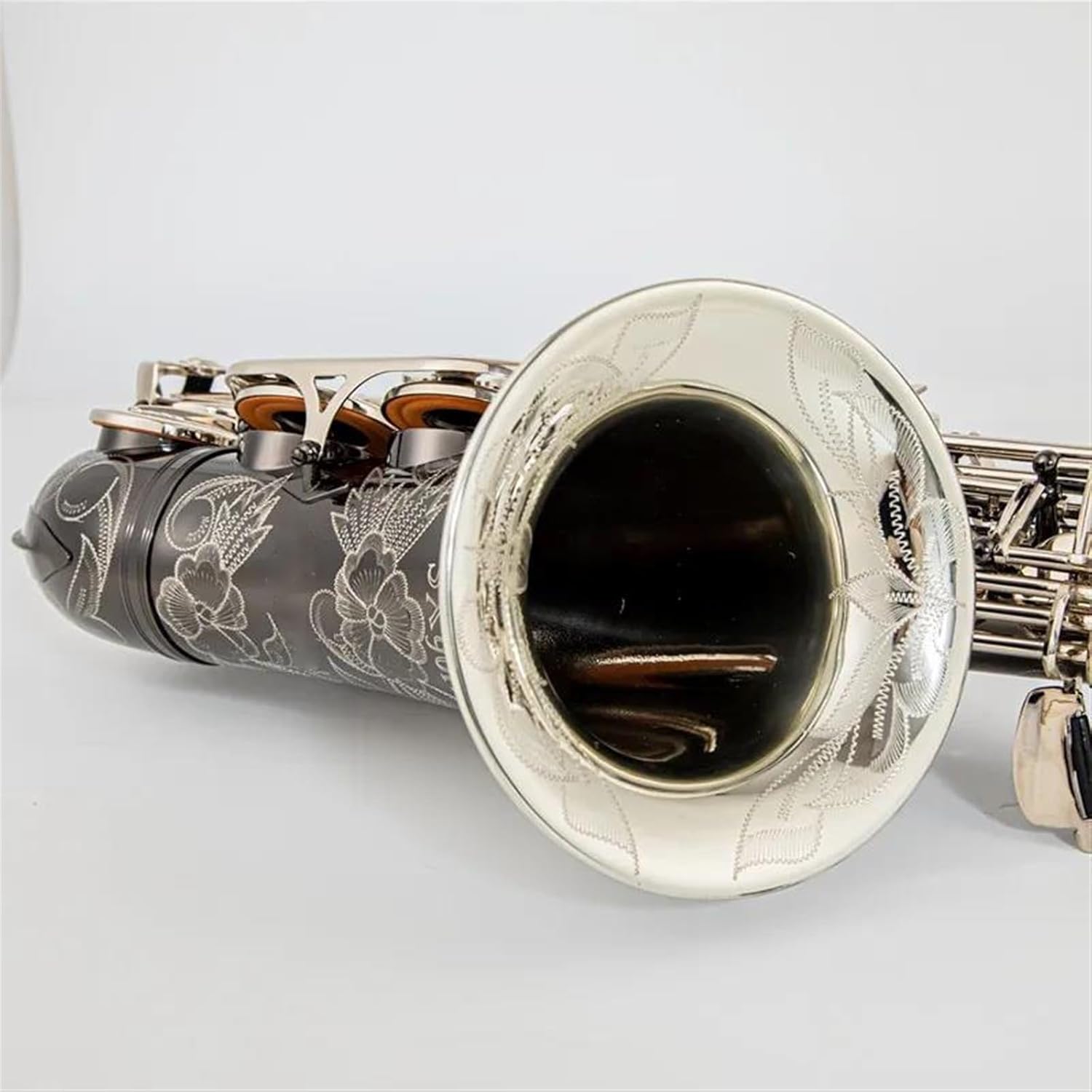 VBDEFRT Woodwind Instruments Saxophone Alto Black Nickel Silver Alloy Alto Sax Brass Musical Instrument With Case Mouthpiece