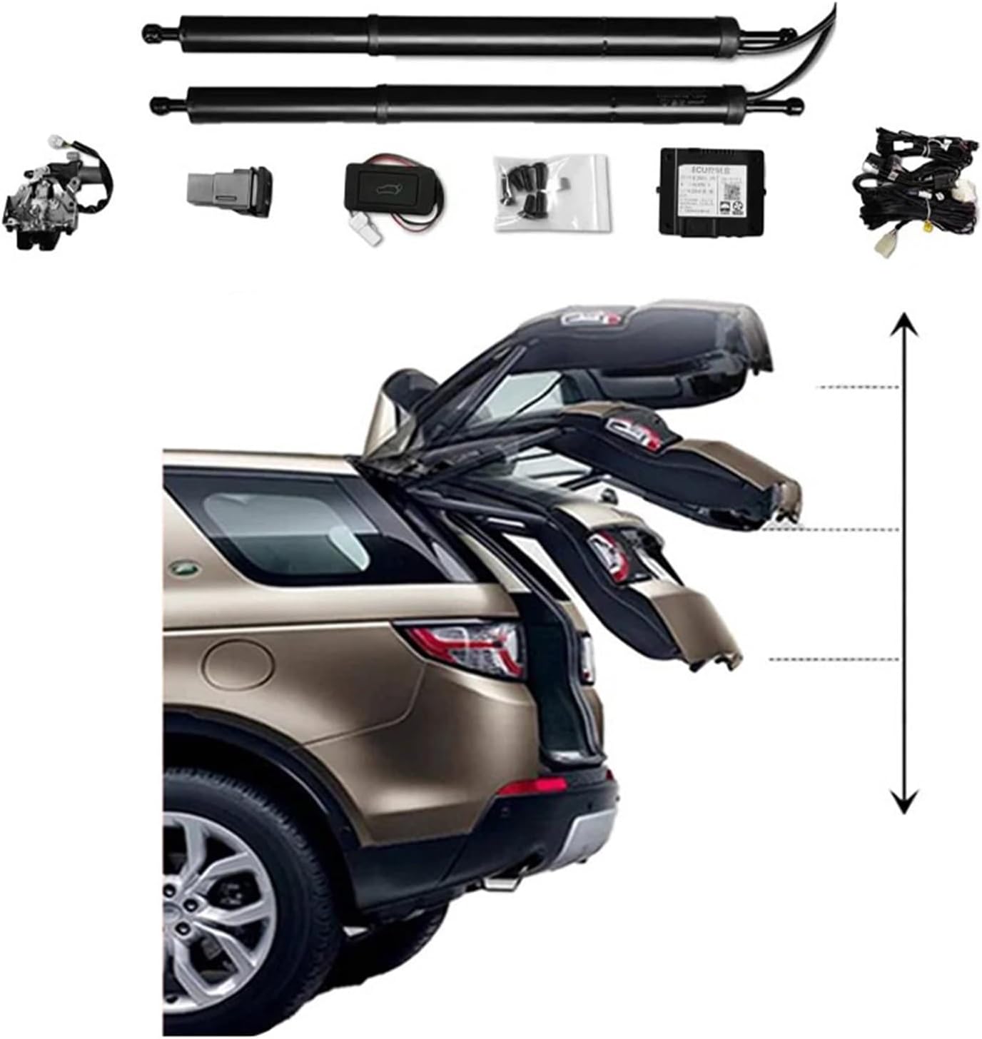 Car Electronics Tailgate Smart Electric Accessories Tail Gate Lift Compatible with Dong Feng Venucia V-Galaxy Trunk Spring Foot Sensor(with Kick Senor)