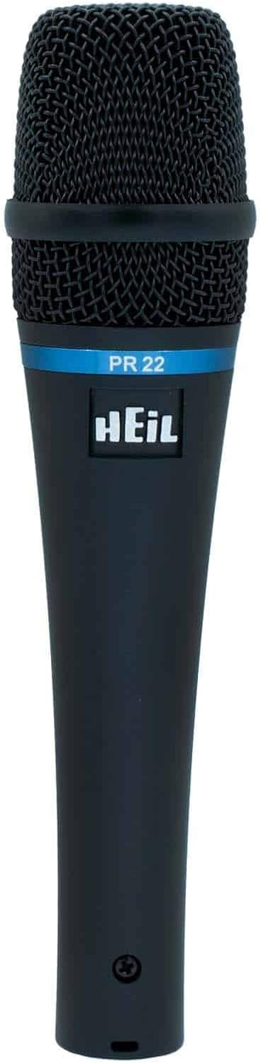 Heil Sound PR 22 UT Dynamic Utility Microphone for Live Music, Podcast, and Recording (Black)
