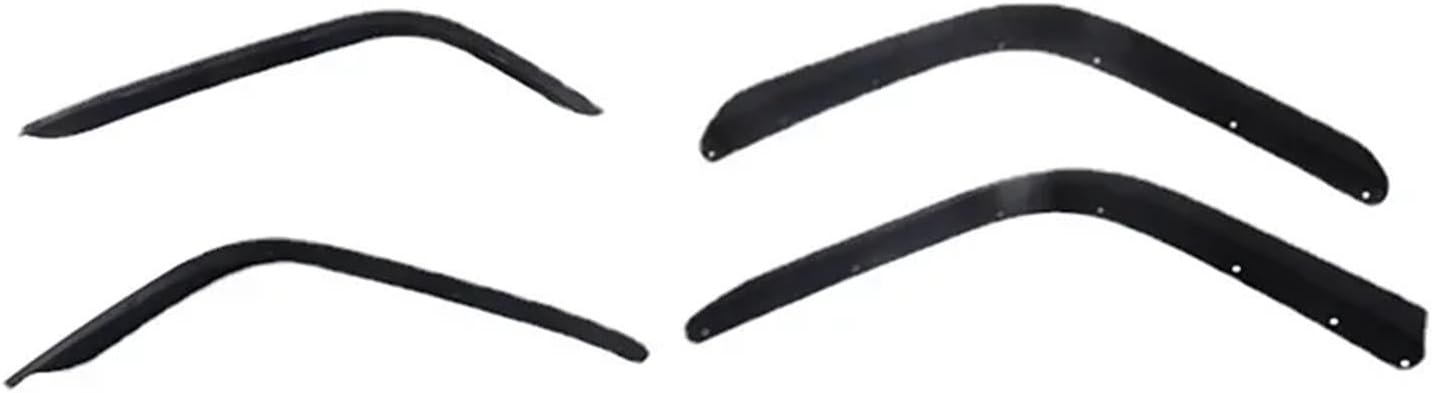 4pcs Car Wheel Eyebrow Trim Compatible for Jeep Wrangler JL 2018+ (for Low Fender Models)