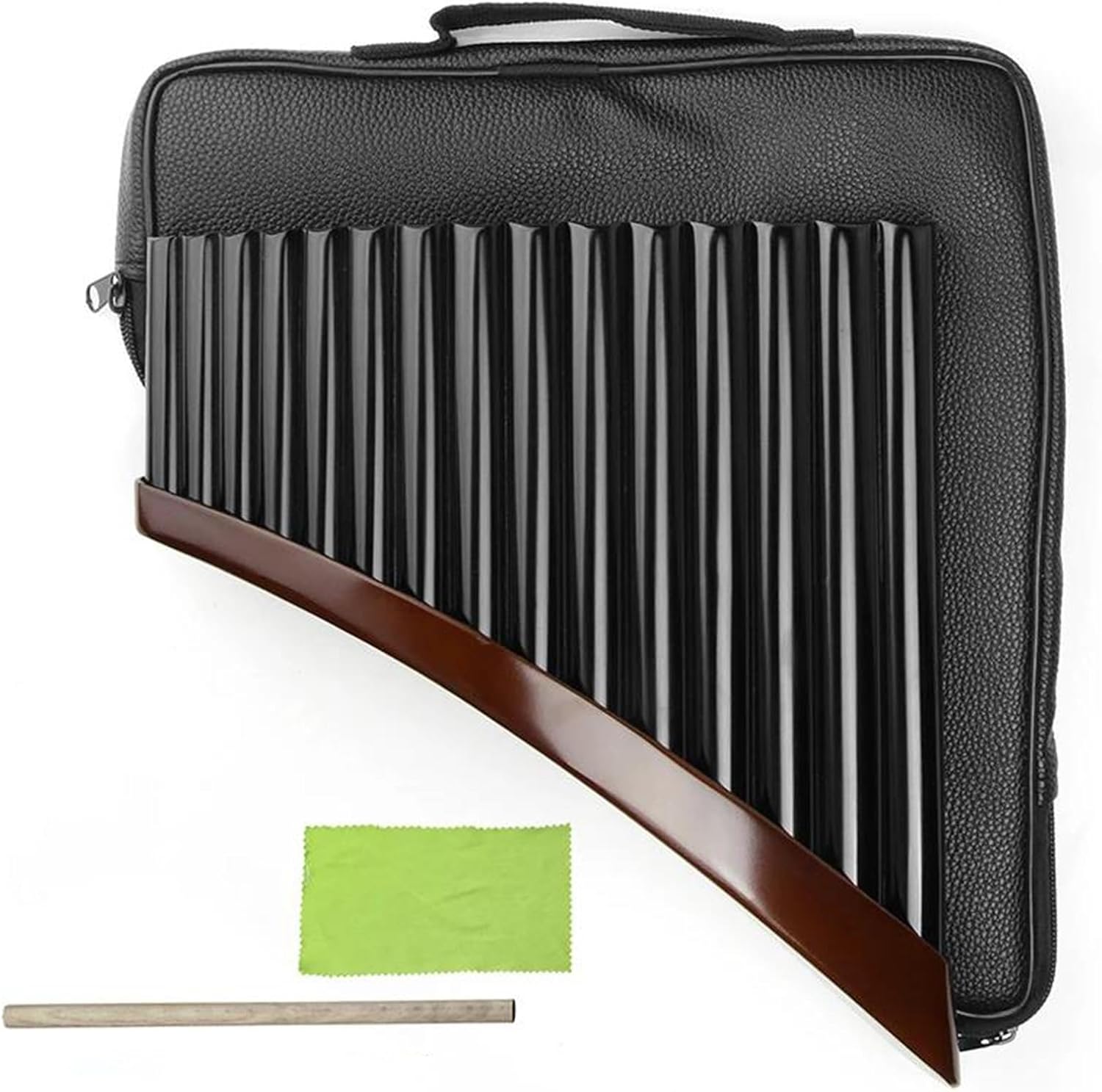 G Key Handmade Panpipes Chinese Traditional Woodwind Musical Instrument Bamboo Pan Pipes Flute (Color : LEFT HAND)