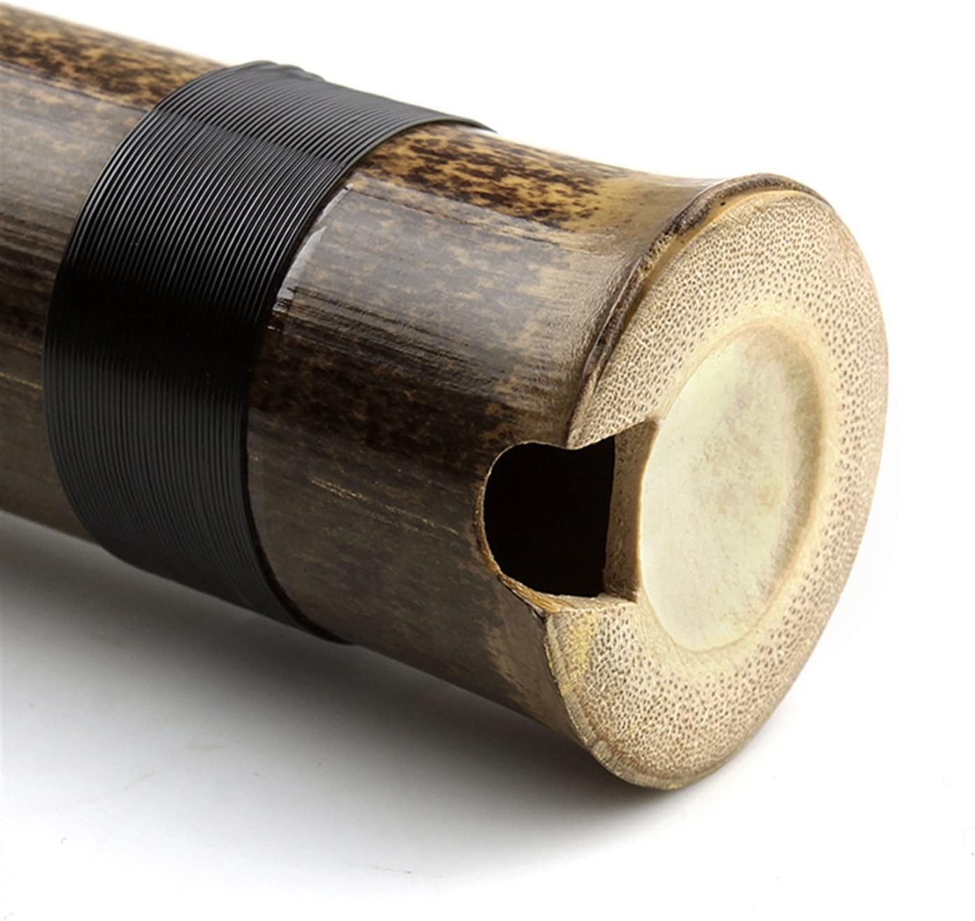 TSTS Chinese Bamboo Flute G/F Key Left Hand Chinese Bamboo Flute Xiao Woodwind Vertical Flute Handmade Musical Instrument (Color : F)