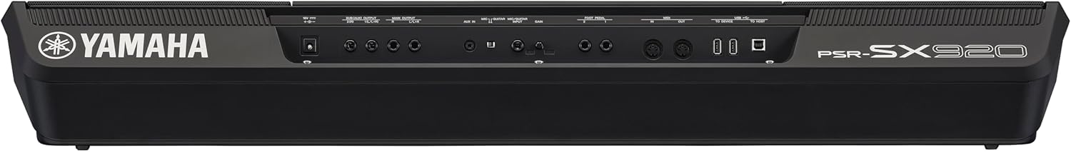 Yamaha 61-Key Arranger Keyboard with Premium Sound, Live Control Knobs and Included Content PSRSX920