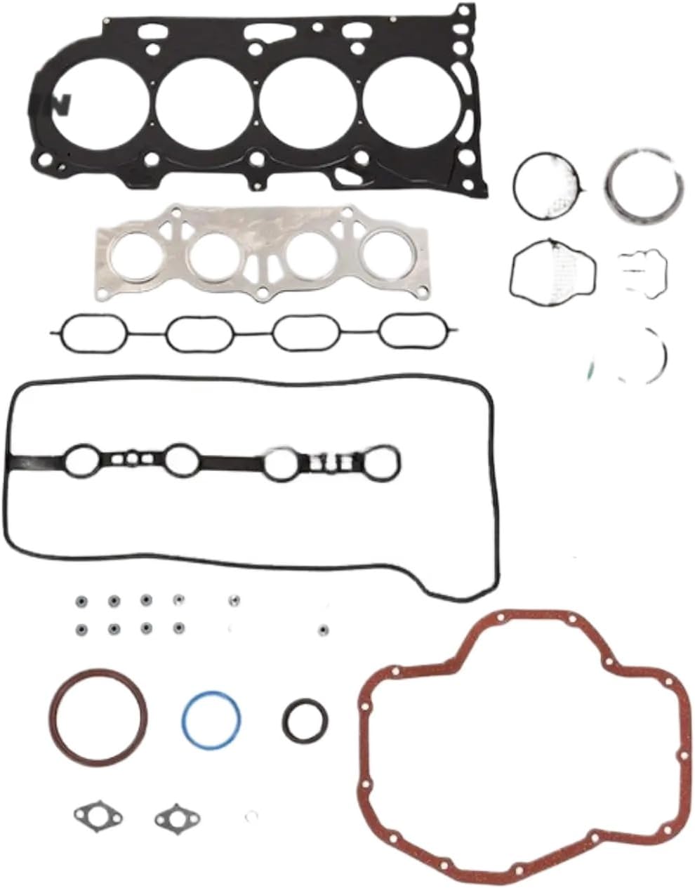 Engine Rebuild Gasket Seals Kit Compatible With 07-13 2AZFE 2.4 Engine Components HS26323PT CS26232